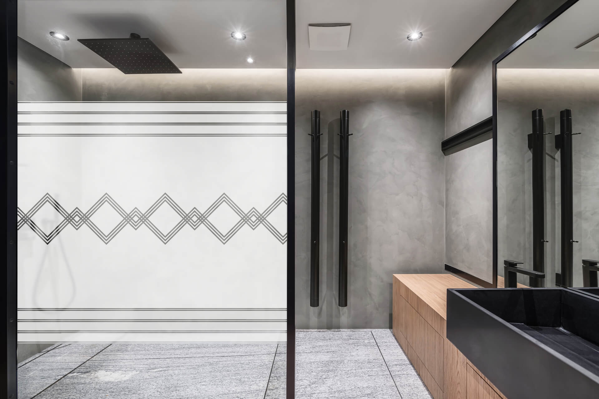 Folien in Duschkabinen von Glasduschen