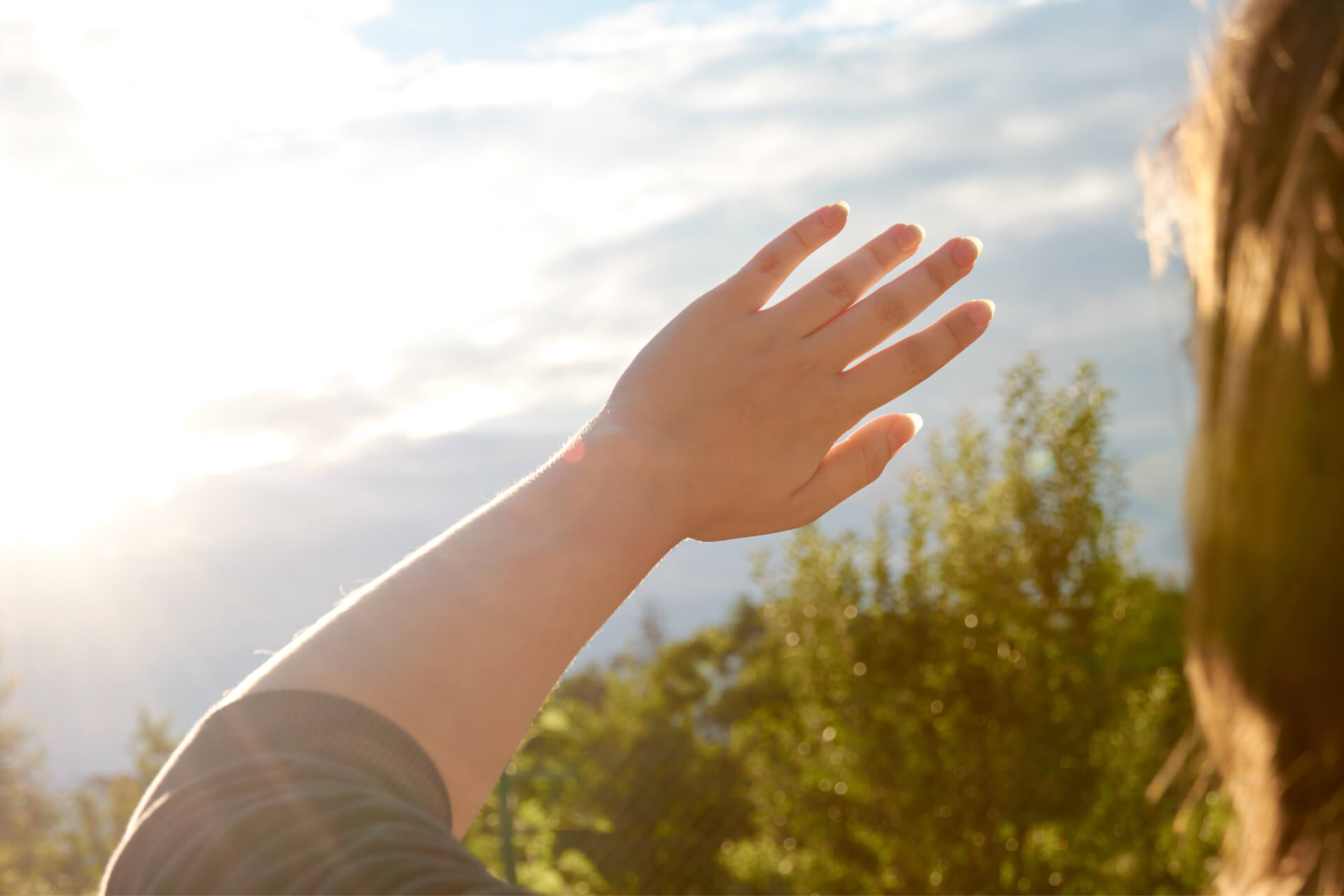 Aggressive UV-Strahlen der Sonne verursachen Hautkrebs