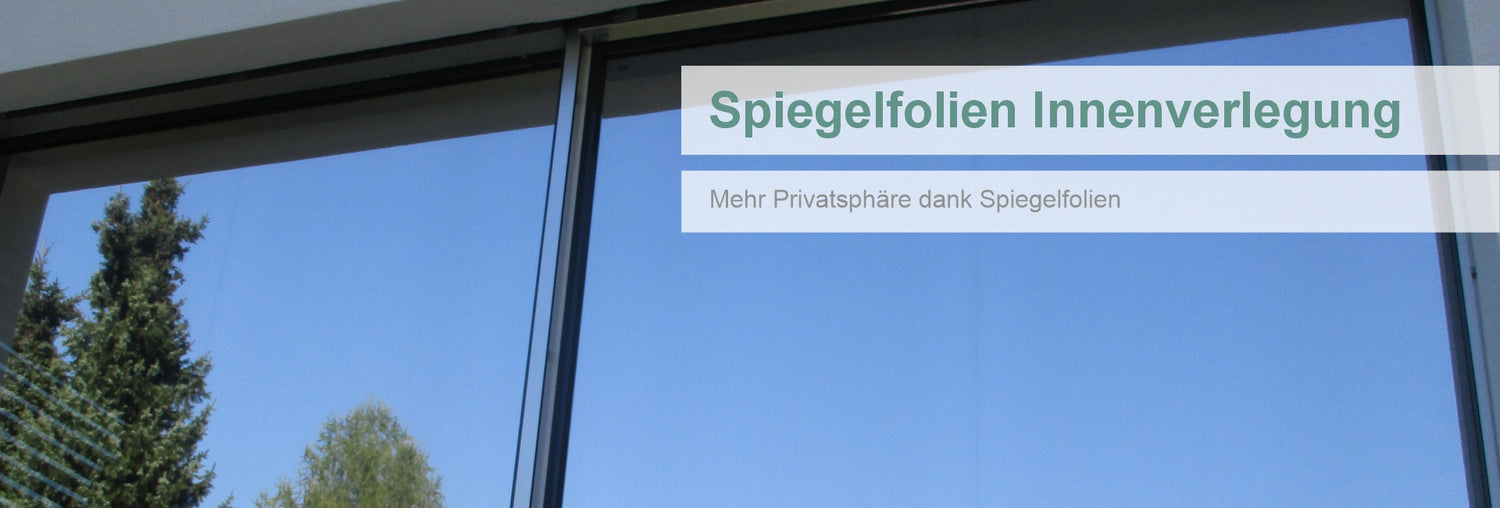 Spiegelfolien durchsichtig