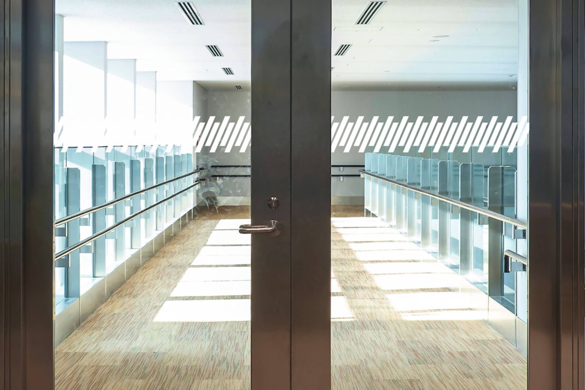 Bedruckte Glasmarkierungsstreifen