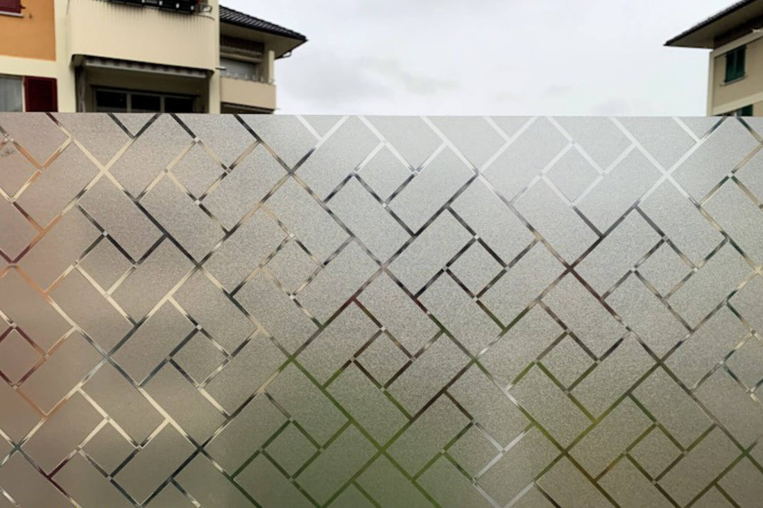 Statisch haftenden Sichtschutzfolien