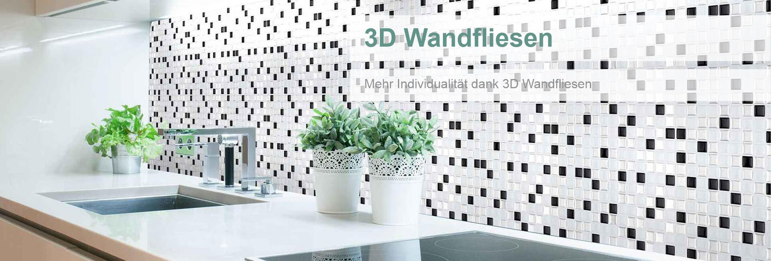3D Wandfliesen - Mehr Individualität dank 3D Wandfliesen