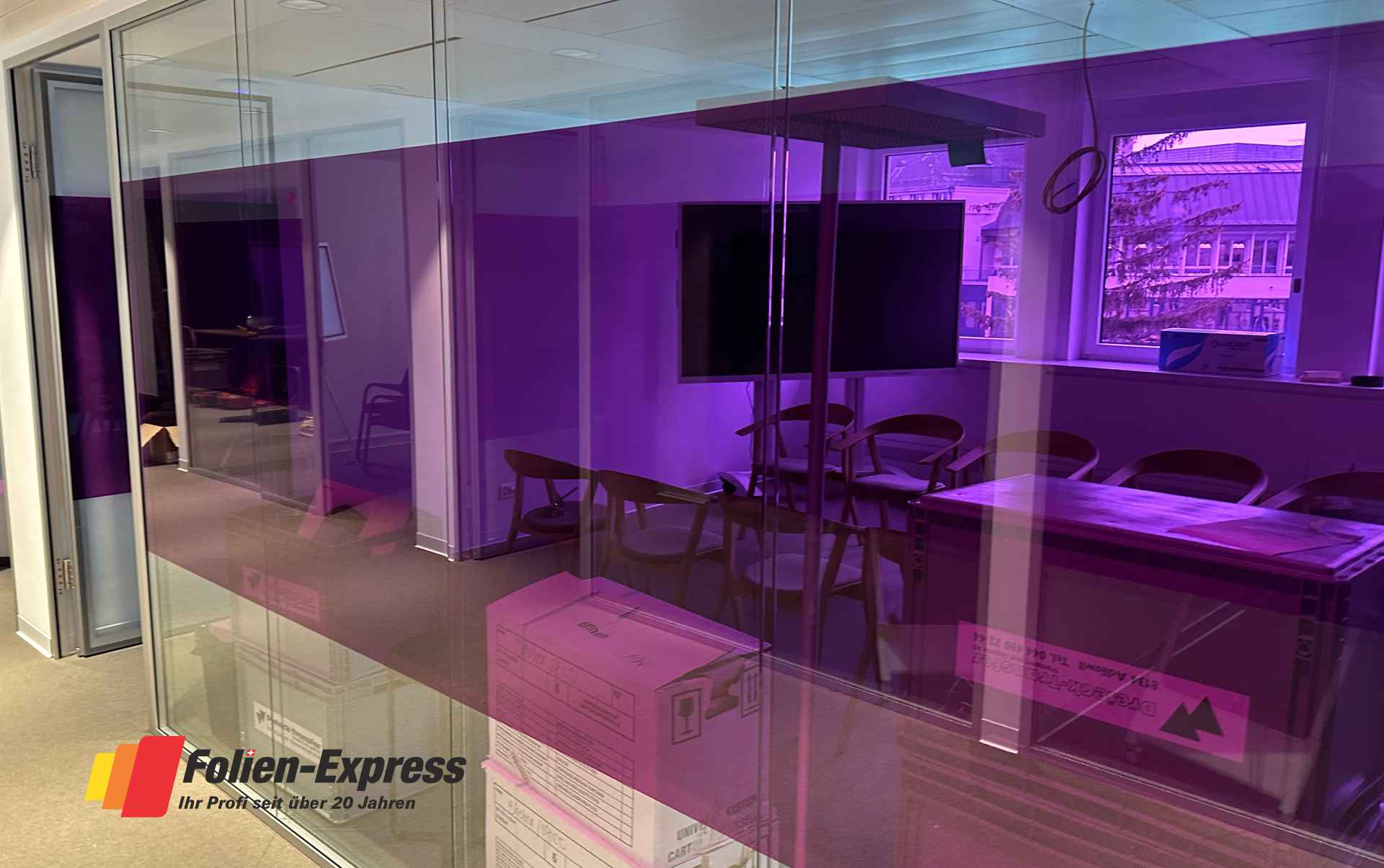 Transparente Farbfolie Lila B45M10