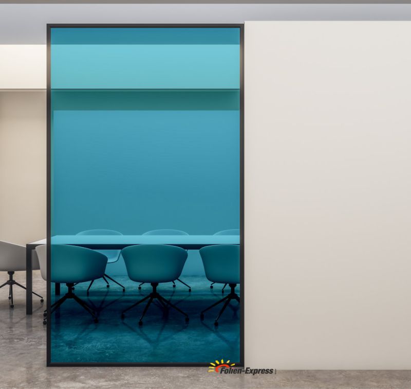 Transparente Farbfolie Himmelblau B45M15