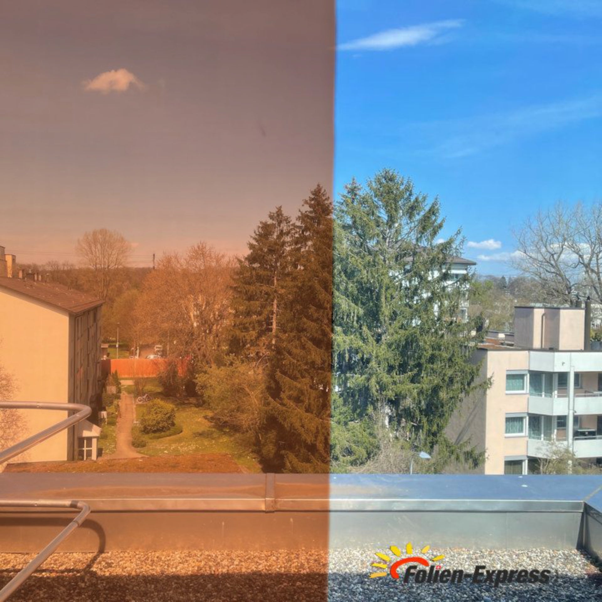 Lampenfolie Bronze/Braun