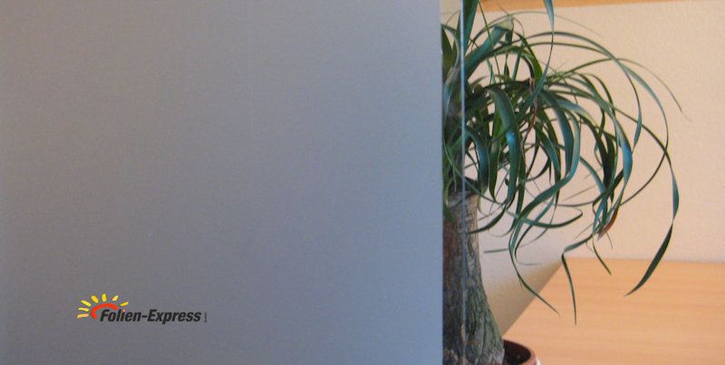 Sichtschutzfolie B37 Grau Aussenverlegung