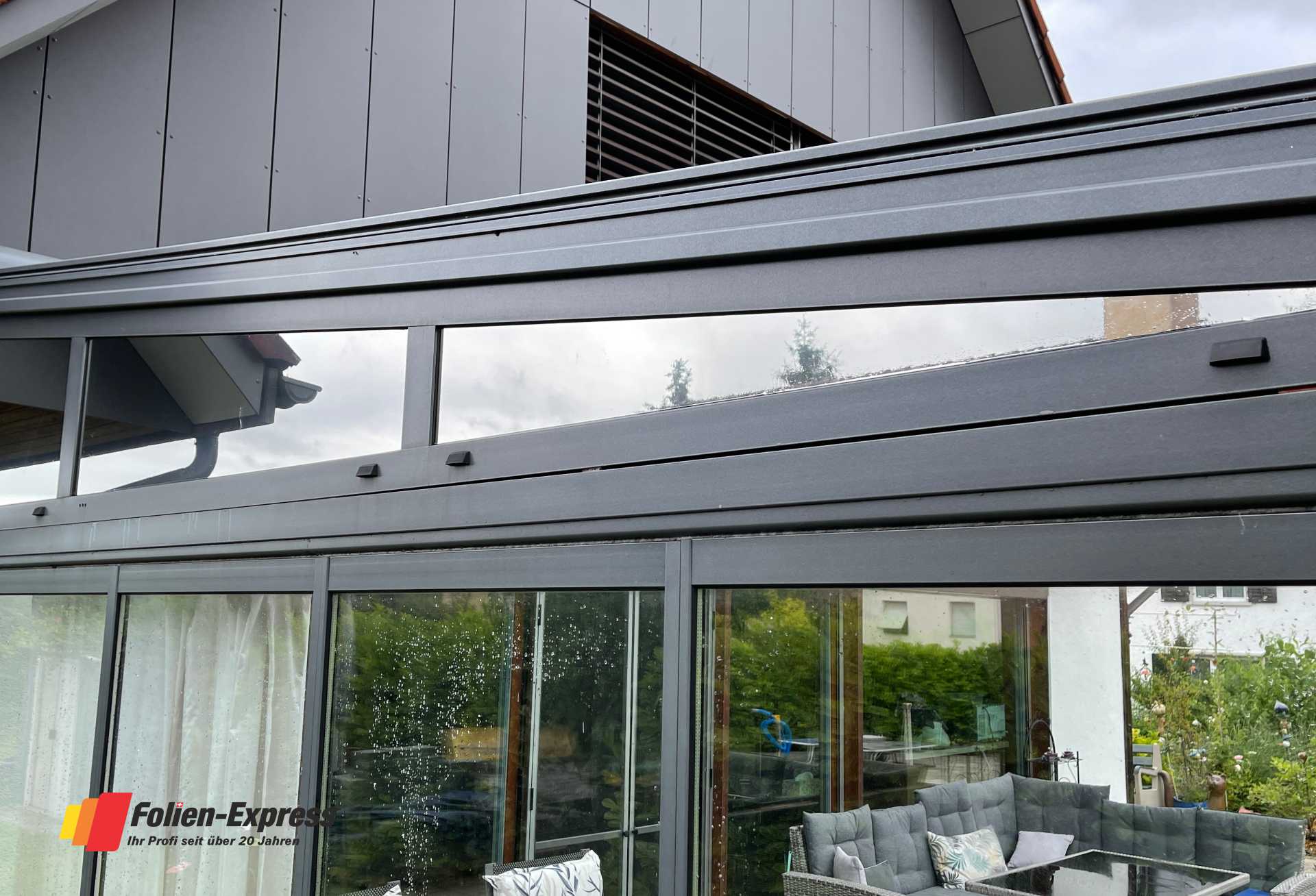 Sonnen und Blendschutzfolie E08