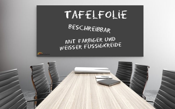 Tafelfolie für Flüssigkreide