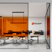 Transparente Verlaufsfolie Orange B45M22