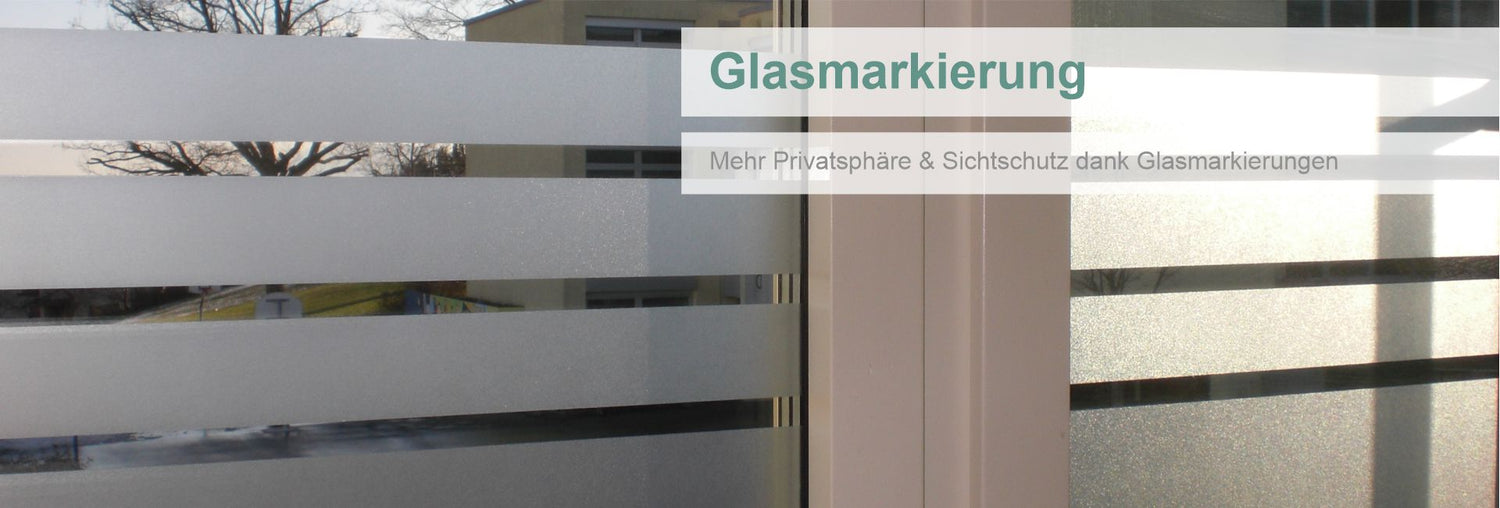 Glasmarkierungen