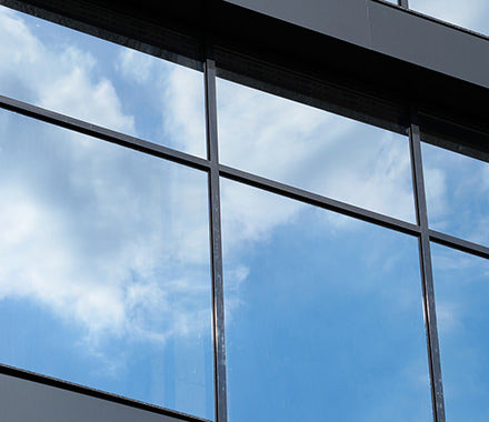 Spiegelfolien durchsichtig