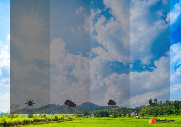 selbsttönende Sonnenschutzfolie H27