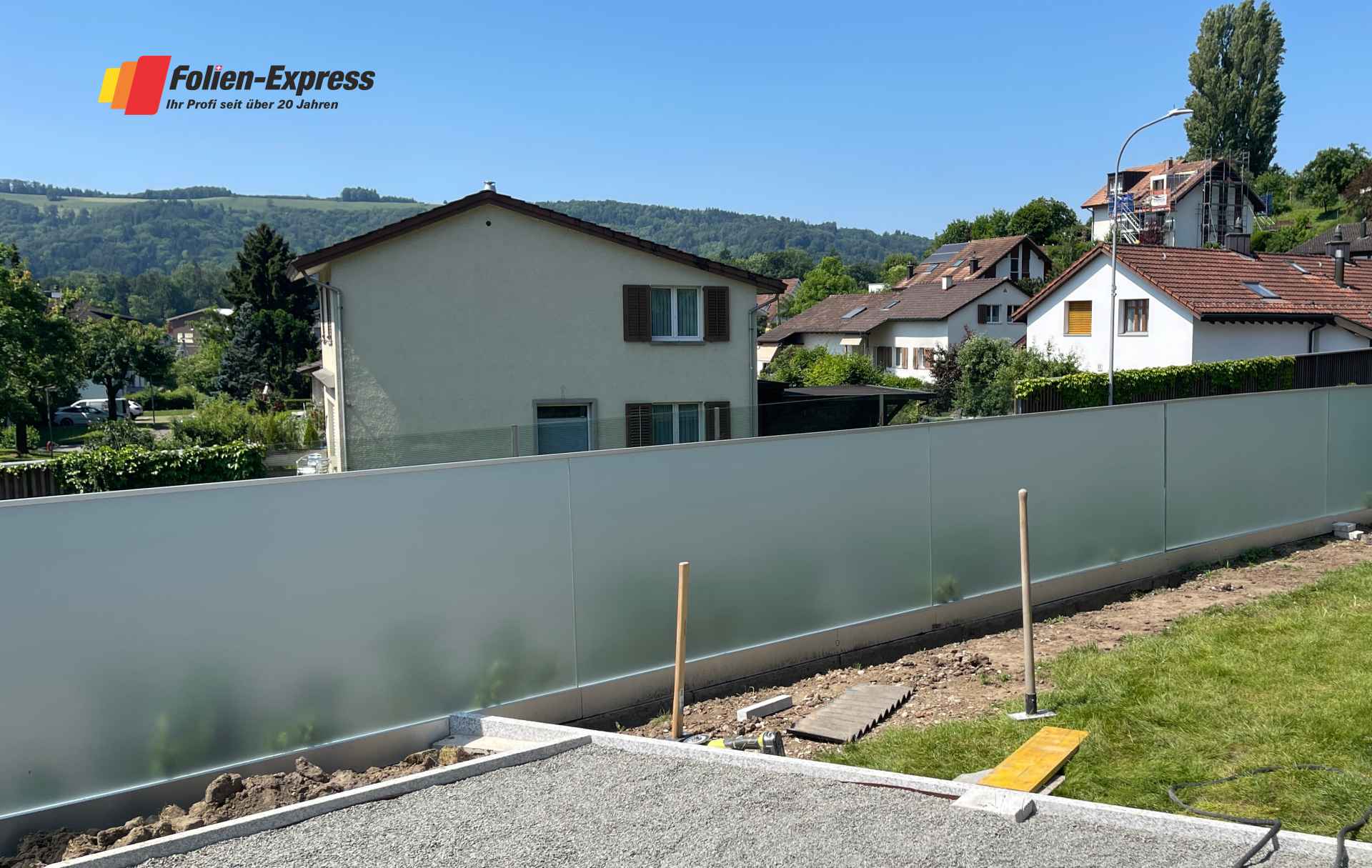 Sichtschutzfolie B35 Aussenverlegung