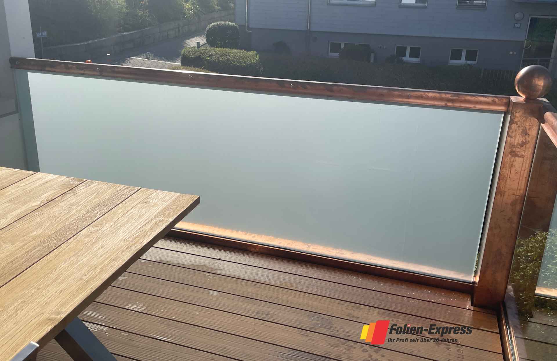 Sichtschutzfolie B35 Aussenverlegung