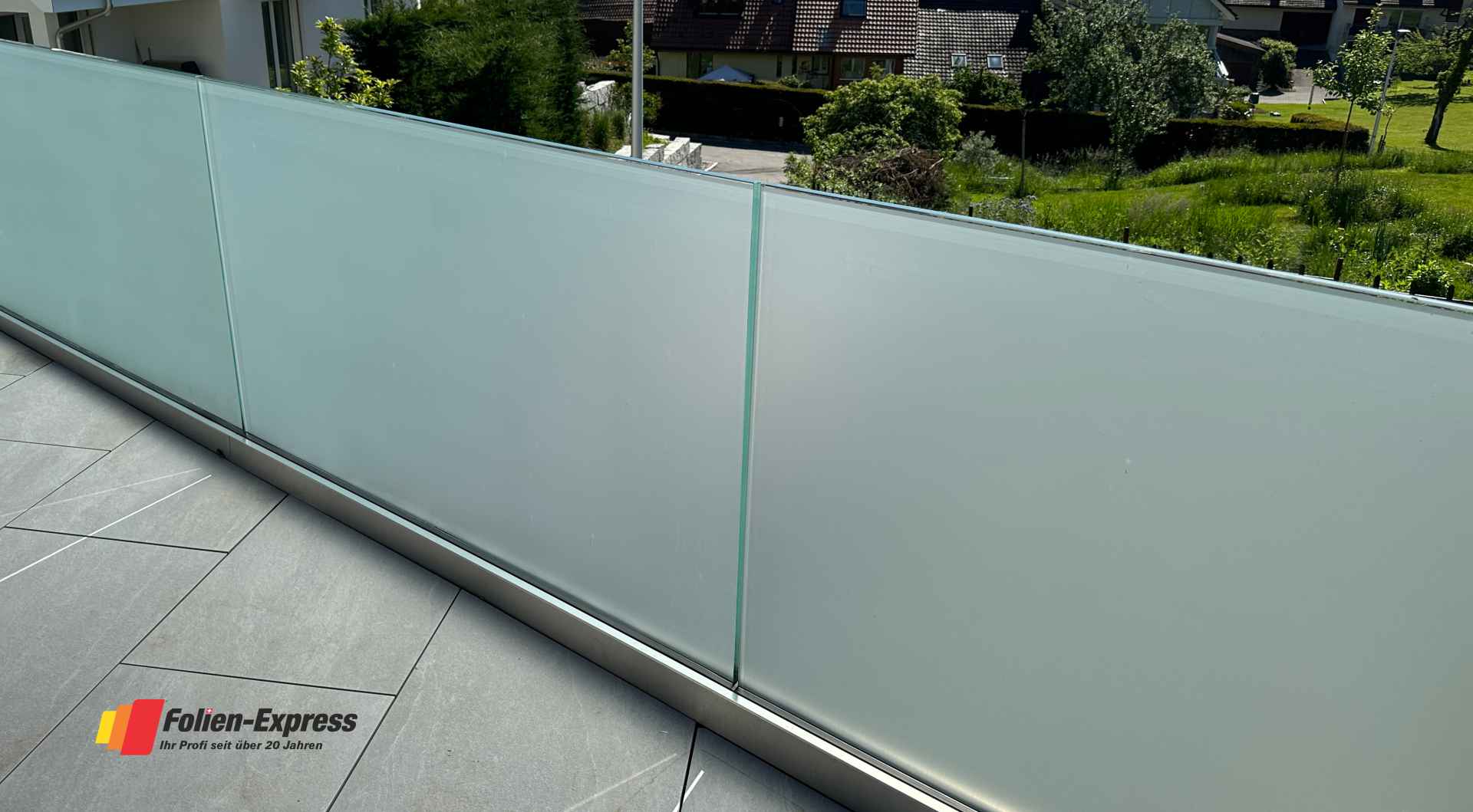 Sichtschutzfolie B35 Aussenverlegung