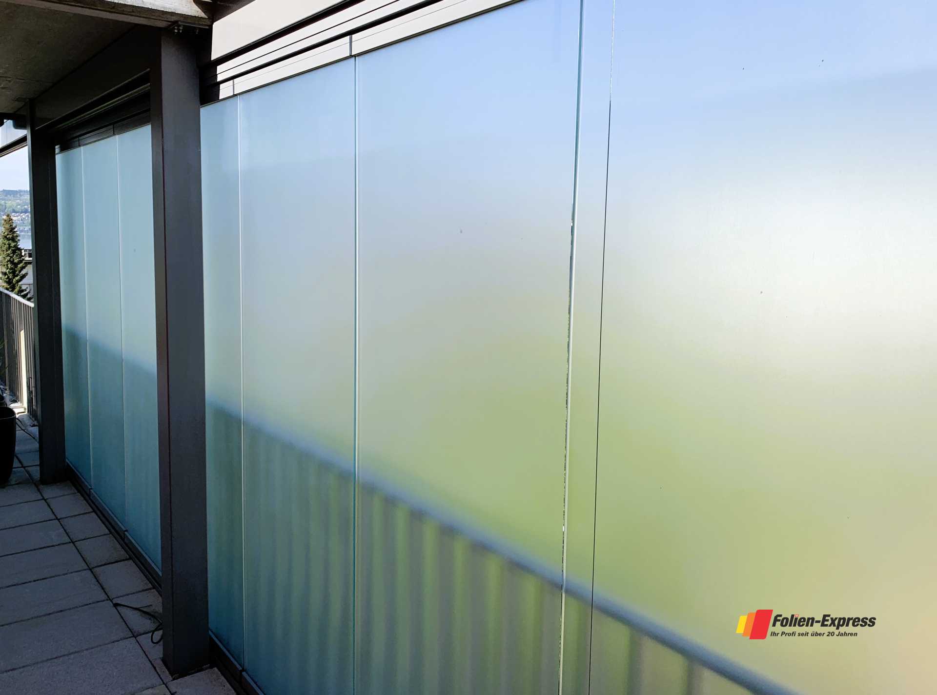 Sichtschutzfolie B35 Aussenverlegung