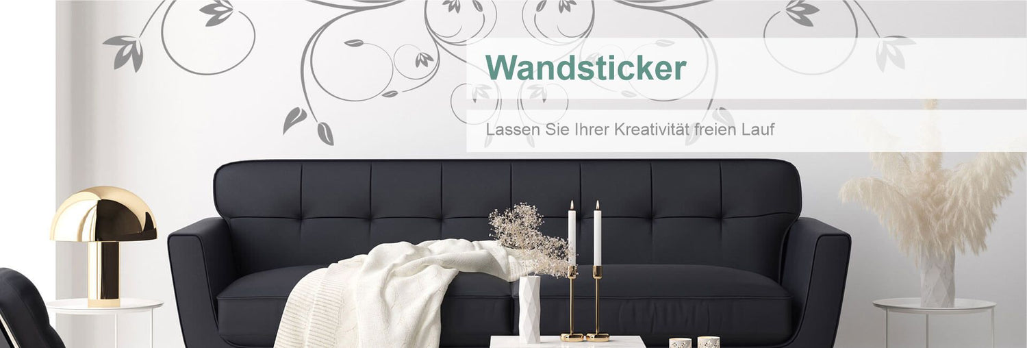 Wandsticker - Lassen Sie Ihrer Kreativität freien Lauf