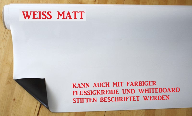 Magnet Folie Weiss Matt