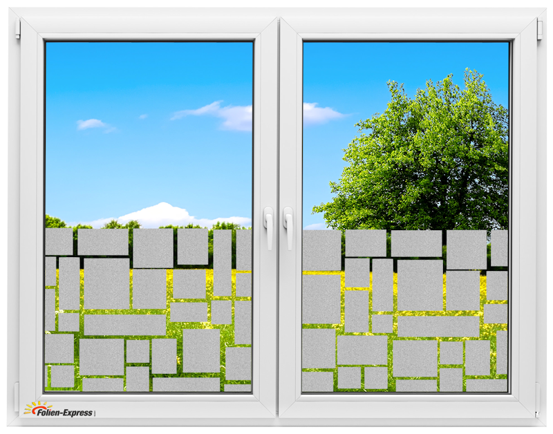Statisch haftende Folien ohne Kleber - Fensterfolie statisch