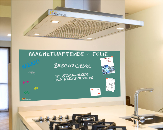 Magnethaftende Folie in Grün