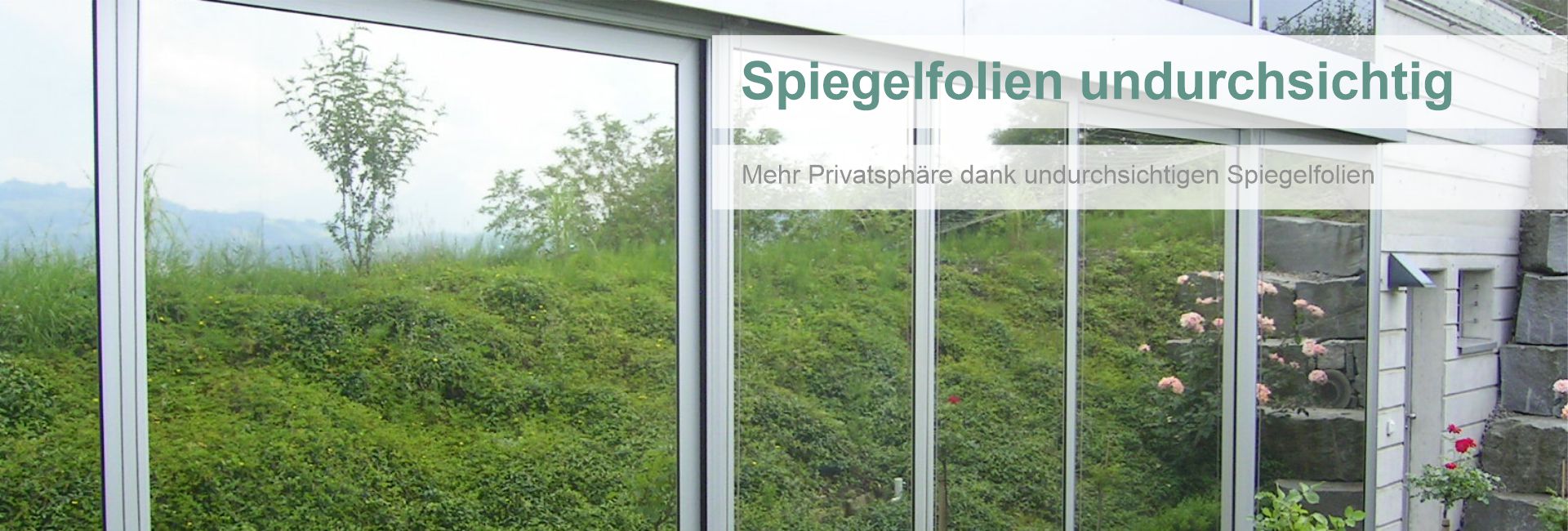 Spiegelfolien undurchsichtig